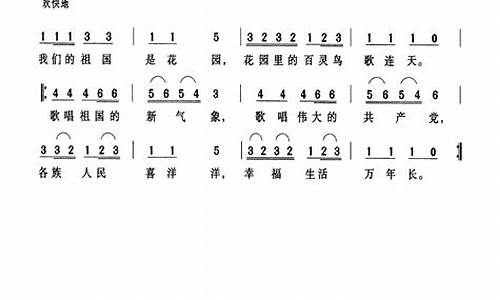 颂祖国小提琴演奏教学_颂祖国