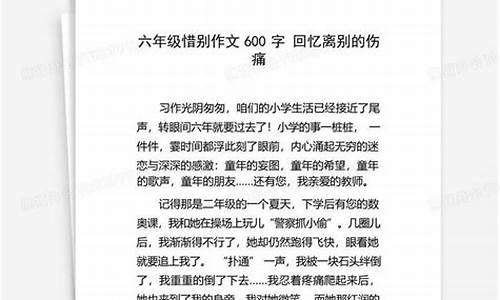 惜别的作文300字六年级说明文_惜别作文50字六年级